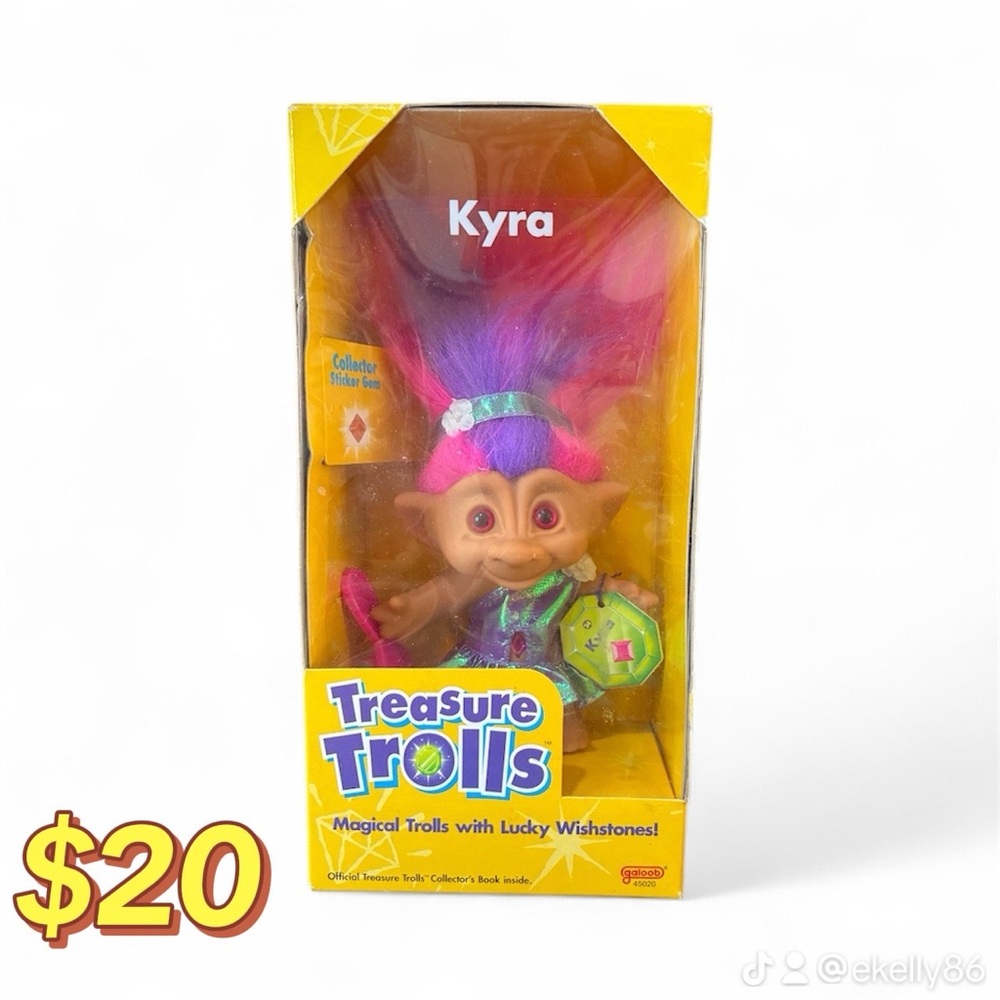Trolls Kyra Doll with Pink and Blue Hair